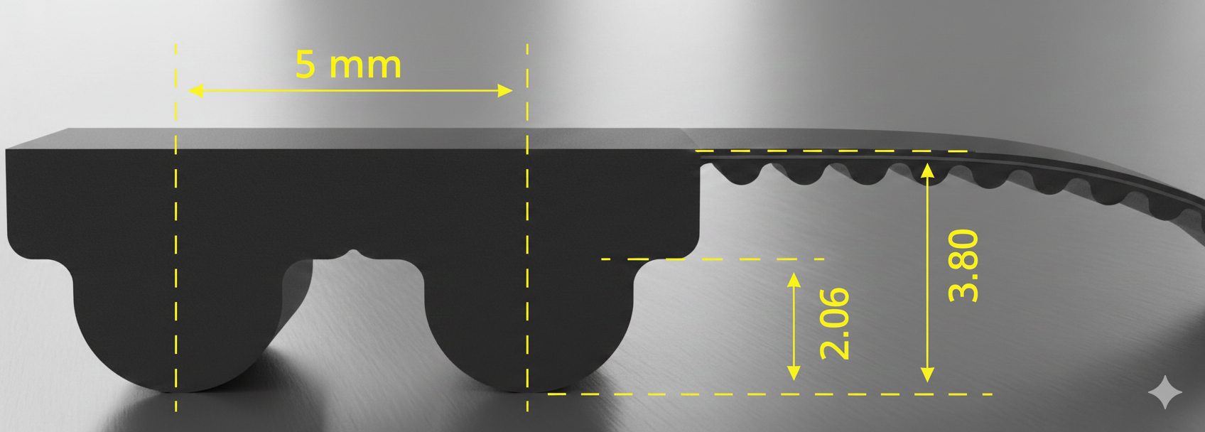 560-5M-15 HTD Triger Kayış